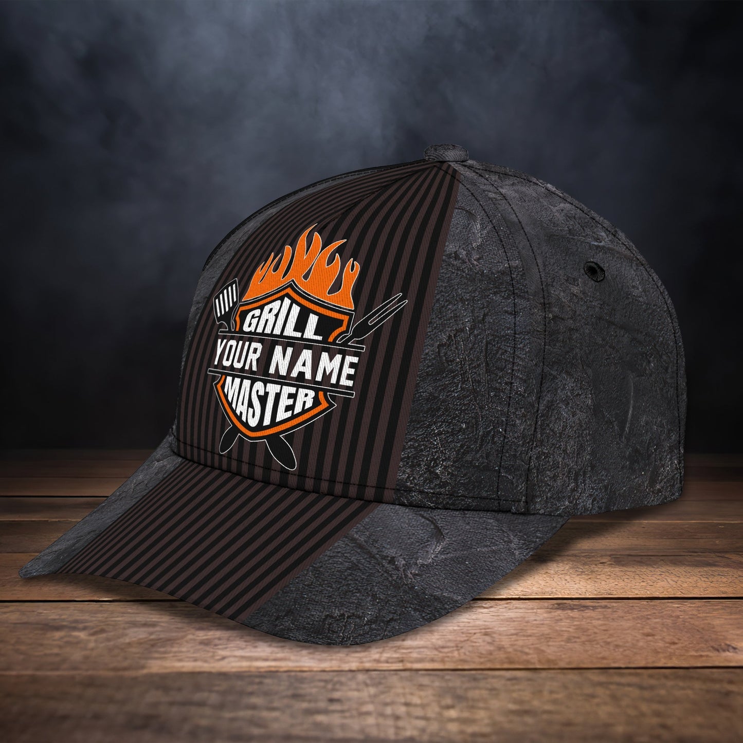 3D Classic Cap Grill Master Personalized Name Cap 24 Lasfour CA0948