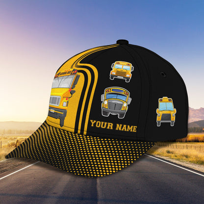 3D Classic Cap Bus Personalized Name Cap 95 Lasfour CA1295