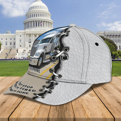3D Classic Cap Trucker Cap101 Personalized Name Cap Lasfour CA1830