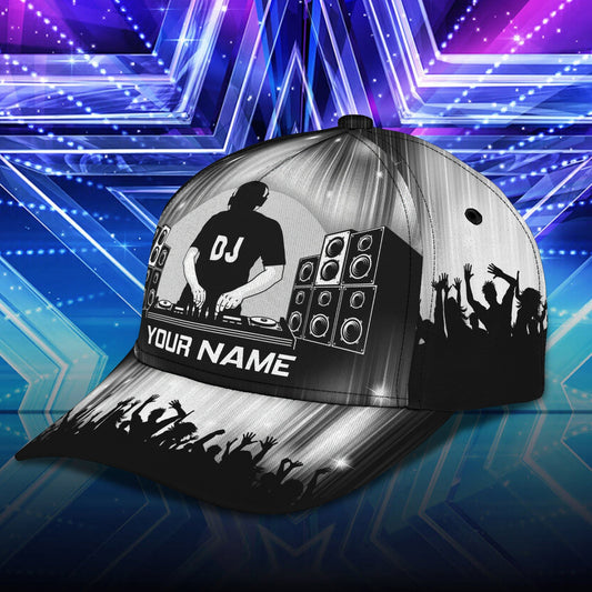 3D Classic Cap Dj Personalized Name Cap 03 Lasfour CA2466