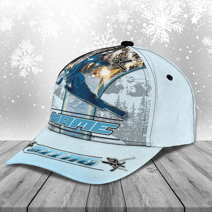 3D Classic Cap Skiing Personalized Name Cap 73 Lasfour CA1985