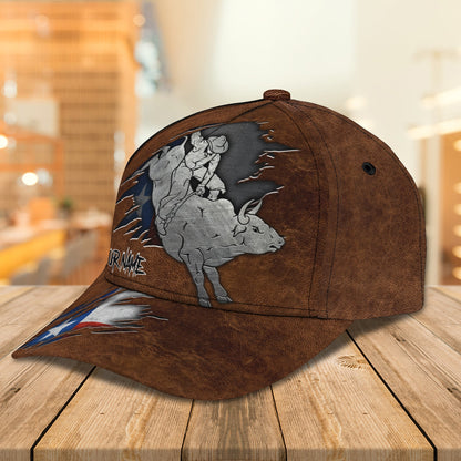 3D Classic Cap Jaripeo Personalized Name Cap 46 Lasfour CA2467