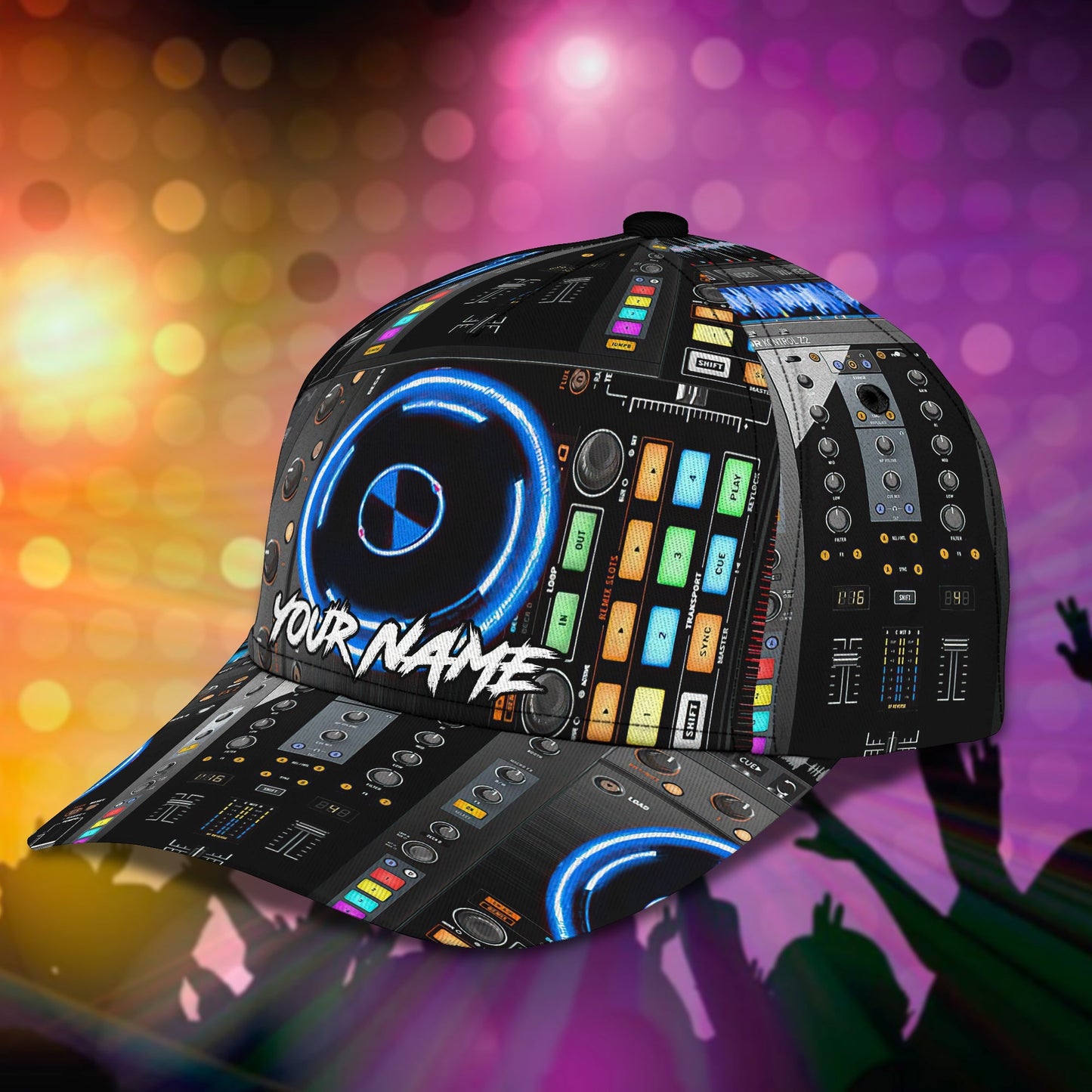 3D Classic Cap Dj Personalized Name Cap Nama47 Lasfour CA1387