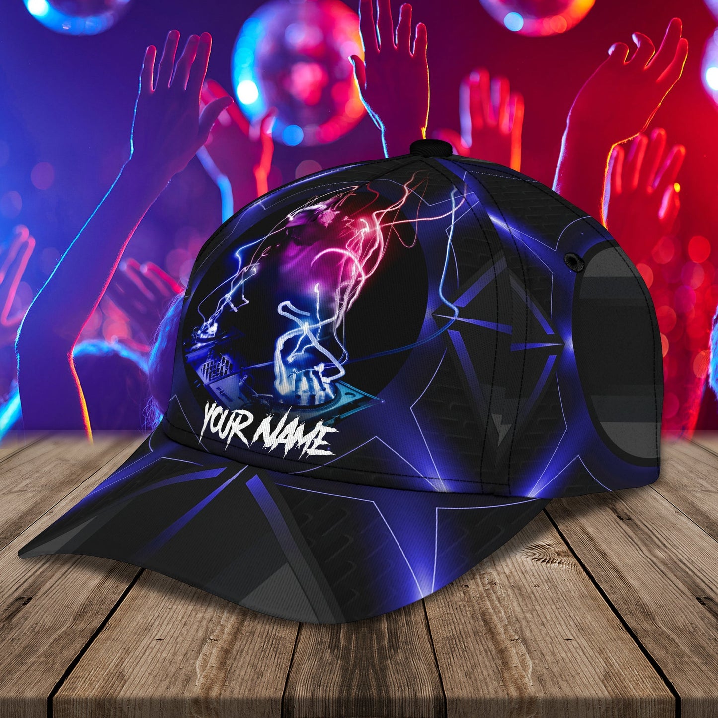 3D Classic Cap Dj 05 Personalized Name Cap Lasfour CA2443