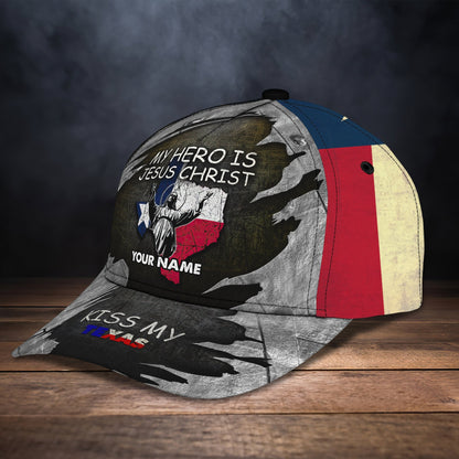 3D Classic Cap Texas Personalized Name Cap120 Lasfour CA1682