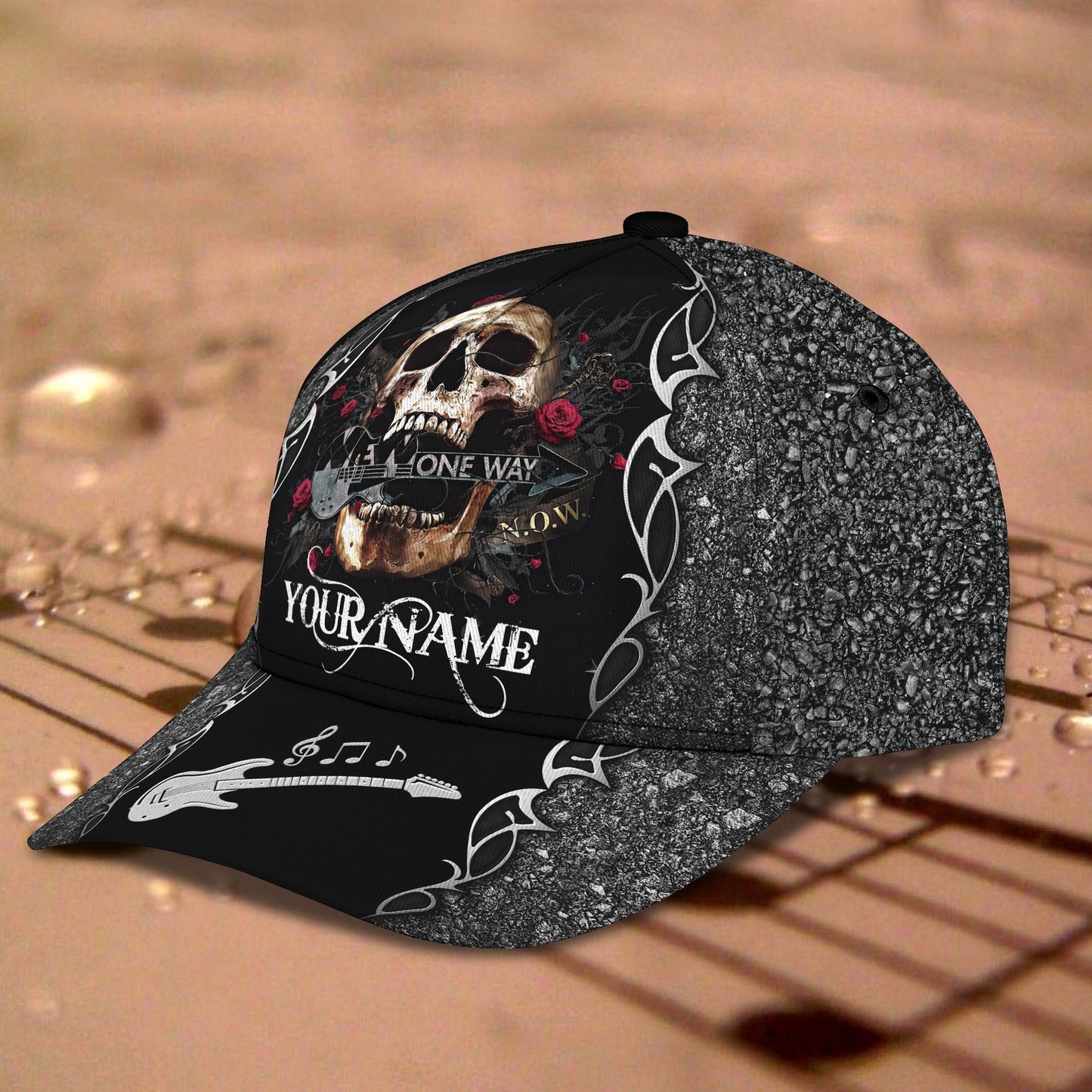 3D Classic Cap Guitar Classic Custom Name Classic Cap 184 Lasfour CA2237