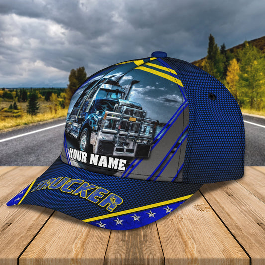 3D Classic Cap Trucker Personalized Name Cap002Lasfour CA1705