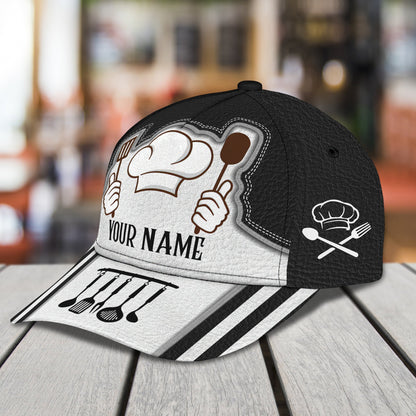 3D Classic Cap Personalized Name Cap Chef Lasfour CA0846