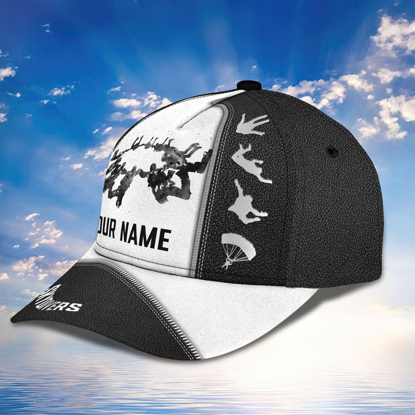 3D Classic Cap Love Skydivers Personalized Name Cap Lasfour CA0816