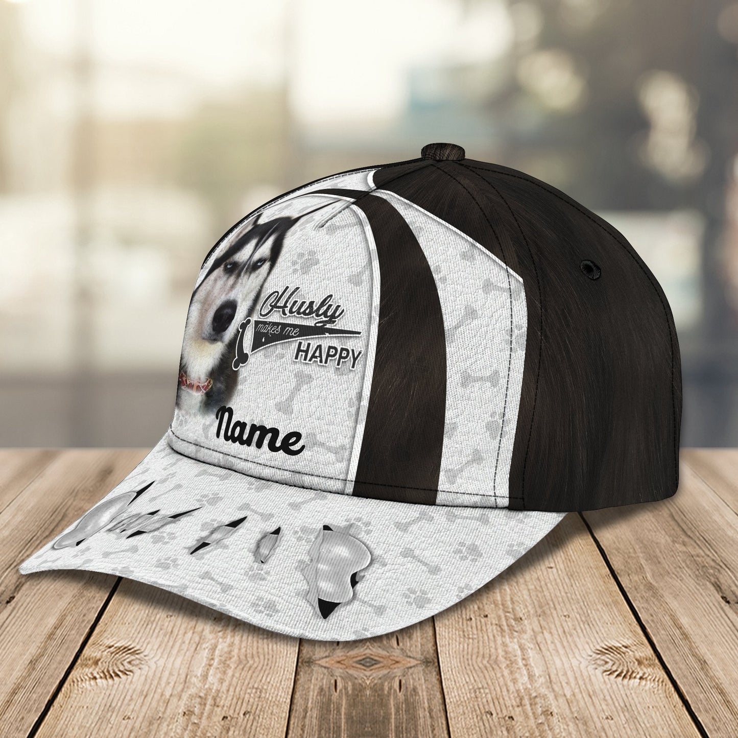 3D Classic Cap Husky Personalize Name Cap Lasfour CA2015
