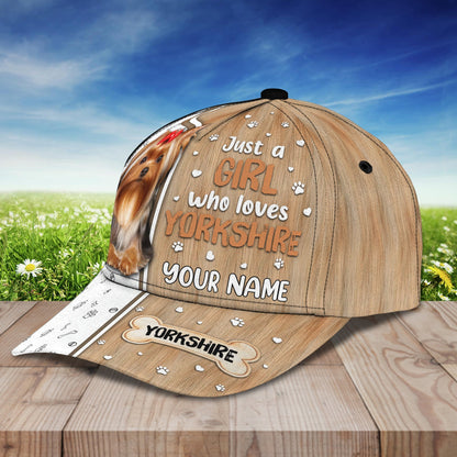 3D Classic Cap Love Yorkshire Personalized Name Cap Lasfour CA1576