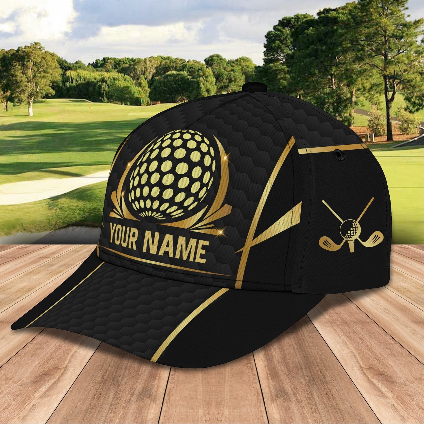 3D Classic Cap Golf Cap03 Personalized Name Cap Lasfour CA0767