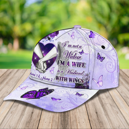 3D Classic Cap I'M Not A Widow 2 Personalized Name Cap Lasfour CA1322