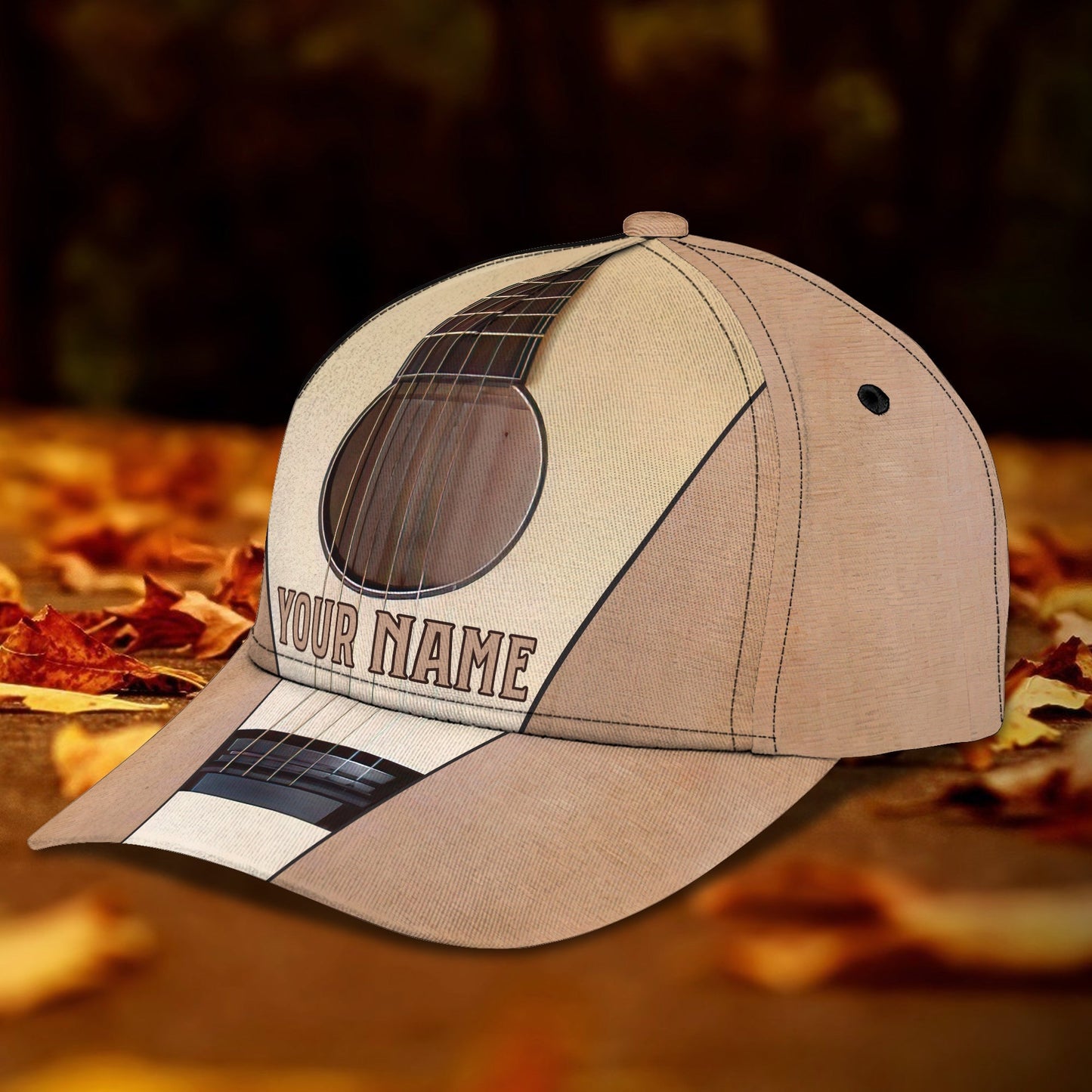 3D Classic Cap Guitar Personalized Name Cap 59 Lasfour CA1284