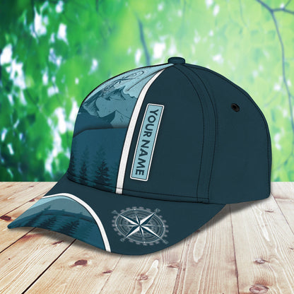 3D Classic Cap Mountain Personalized Name Cap Dp370 Lasfour CA1316