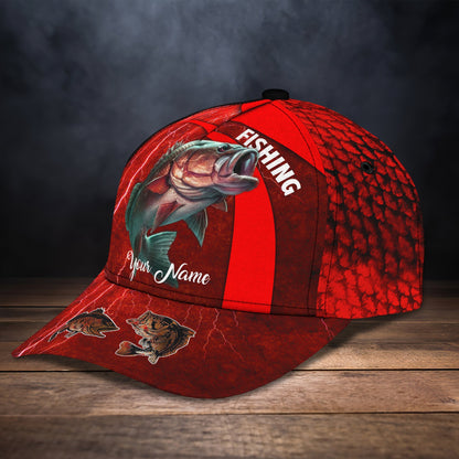 3D Classic Cap Red Snapperpersonalize Name Cap Nama179 Lasfour CA1716