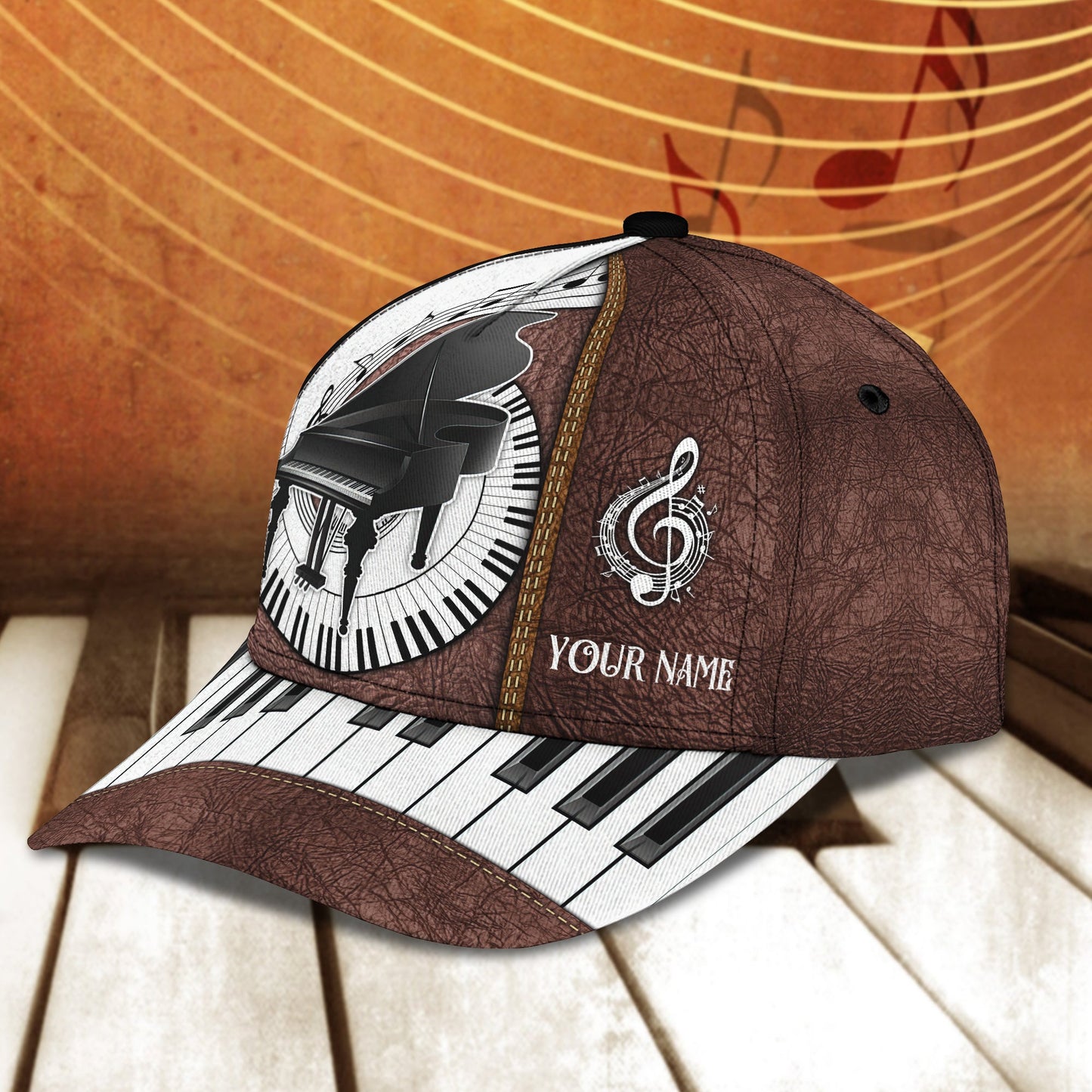 3D Classic Cap Classic Cap Piano 114 Lasfour CA1688
