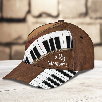 3D Classic Cap Love Piano Personalized Name Cap Lasfour CA1686