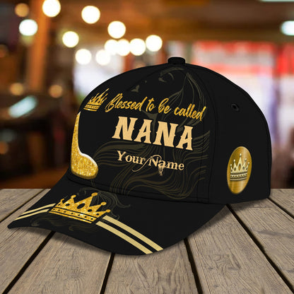 3D Classic Cap Custom 'Nana, Gigi, Grandma' Personalized Name Cap Lasfour CA1345