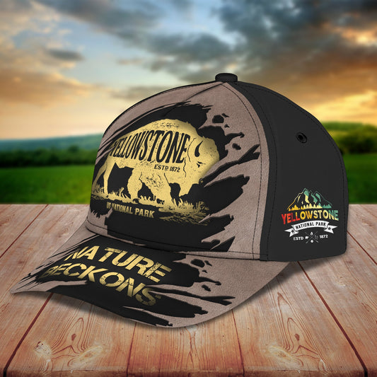 3D Classic Cap Yellowstone 2 Personalized Name Cap Lasfour CA1557