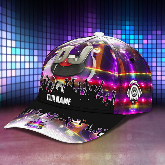 3D Classic Cap Dj X1 Personalized Name Cap Lasfour CA2408