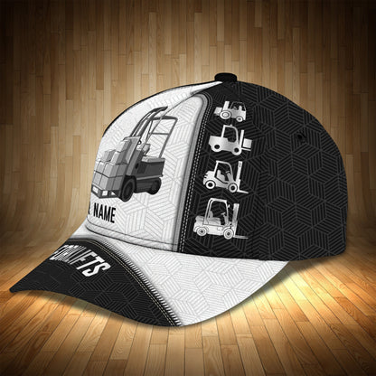 3D Classic Cap Forklifts Custom Name Cap 140 Lasfour CA0789