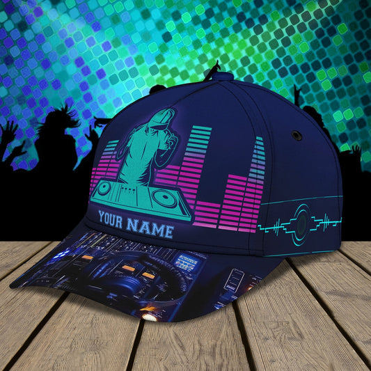 3D Classic Cap Dj 04 Personalized Name Cap Lasfour CA2269