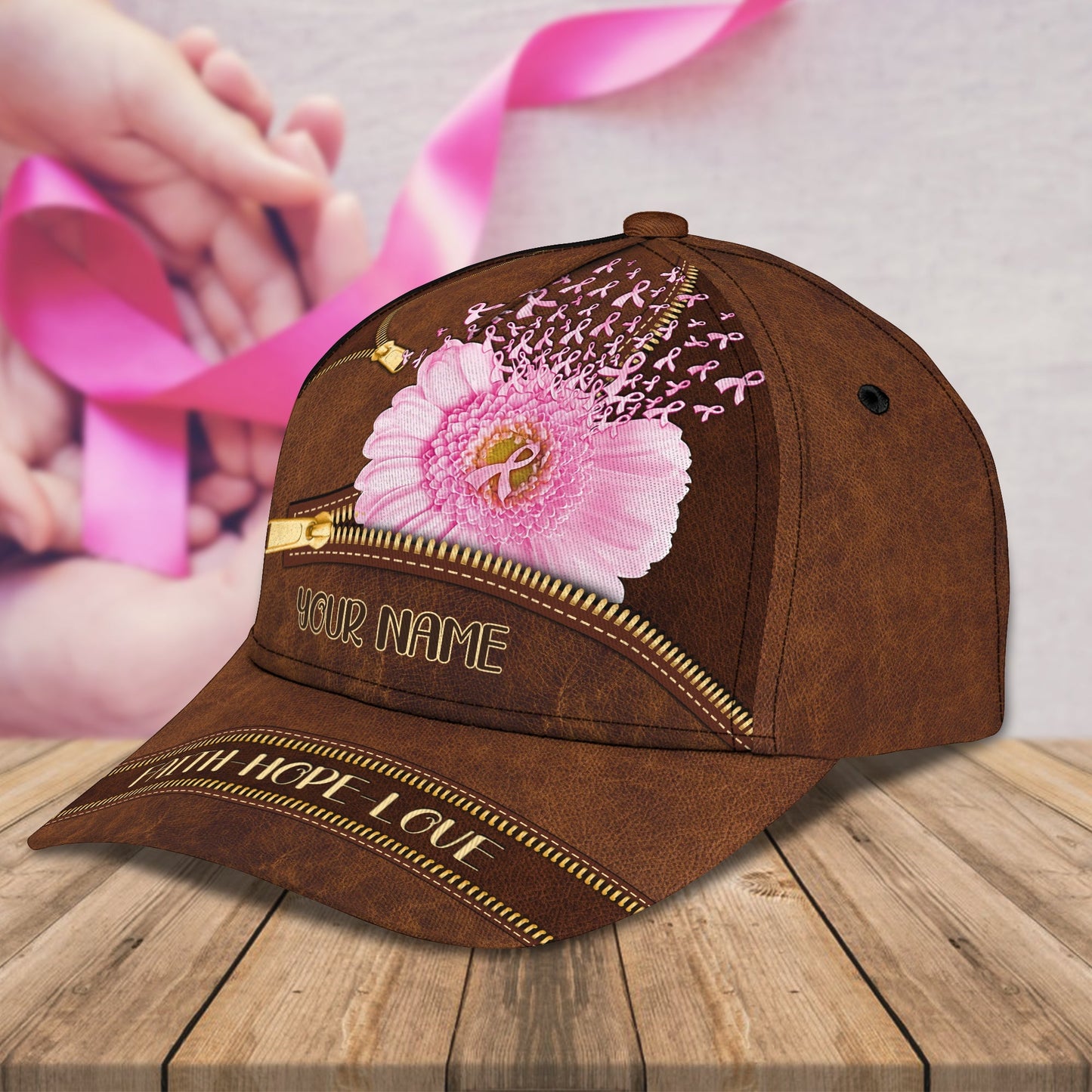 3D Classic Cap Faithhopelove Personalized Name Cap 01 Rin98 Lasfour CA1660