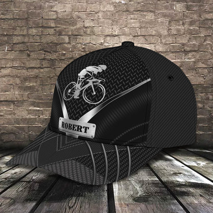 3D Classic Cap Cycling Personalized Name Cap 77 Lasfour CA0947