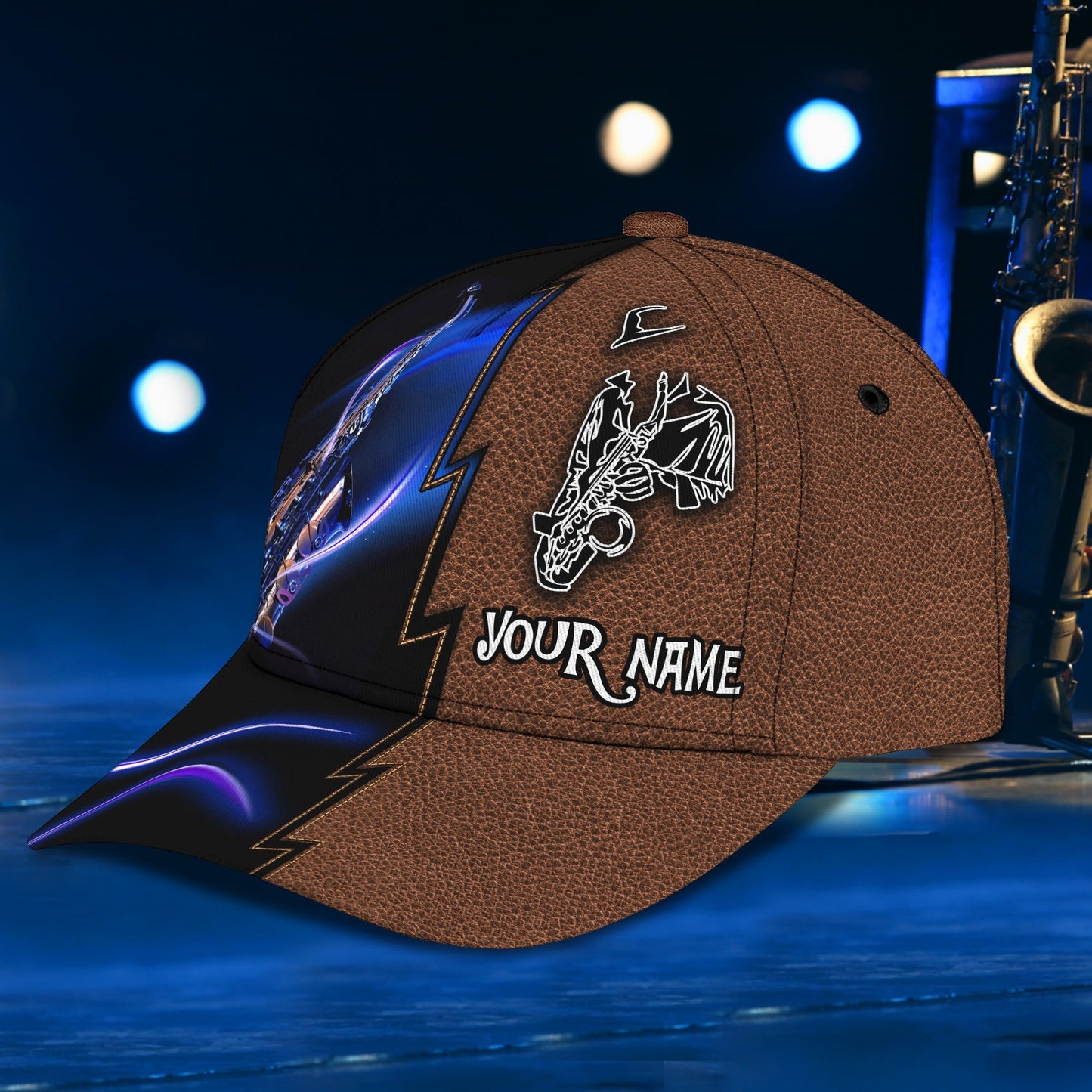 3D Classic Cap Saxophone Classic Cap 02 Lasfour CA1679