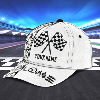 3D Classic Cap Dirt Track Racing Personalized Name Cap 75 Lasfour CA1324
