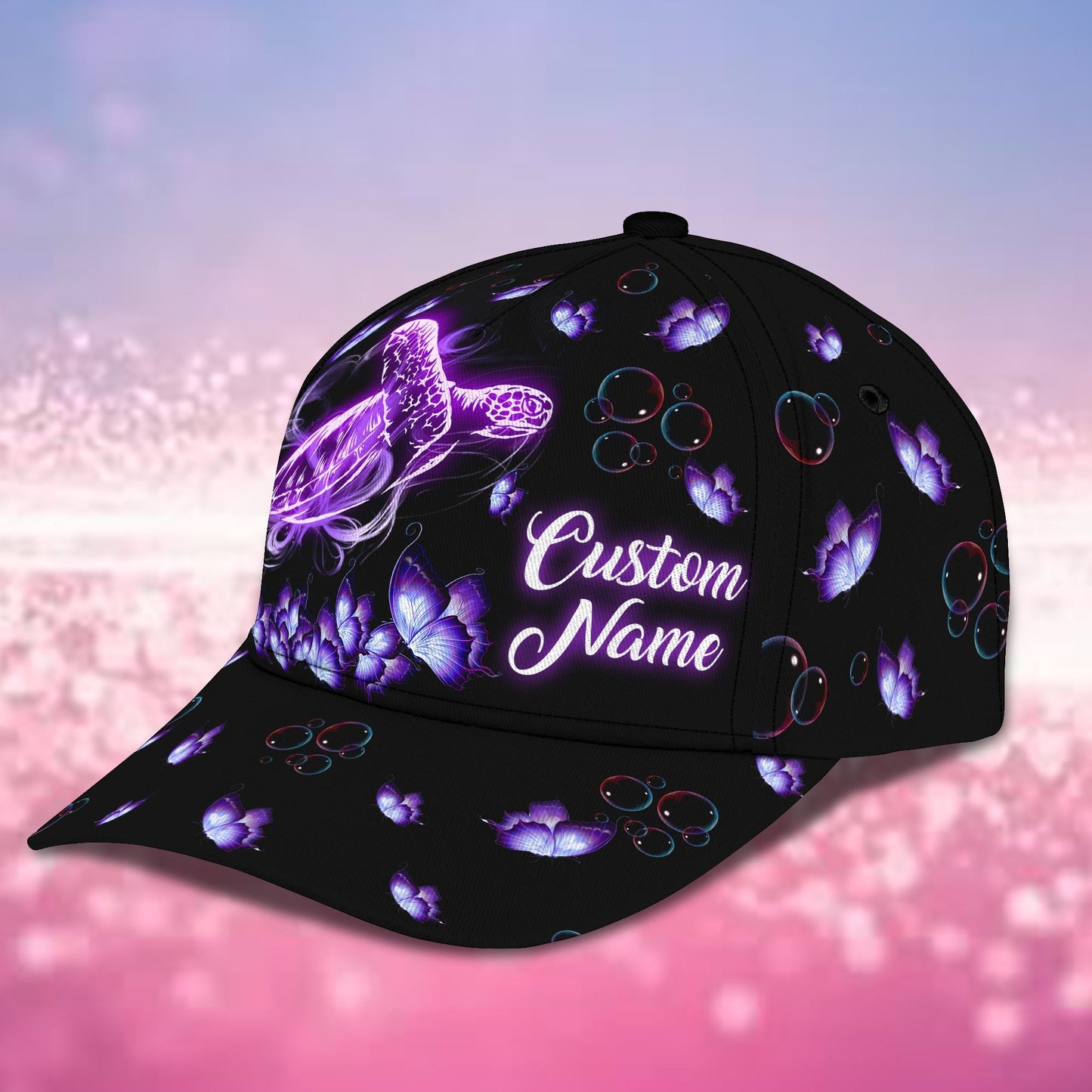 3D Classic Cap Turtle Personalized Cap 065 Lasfour CA0950