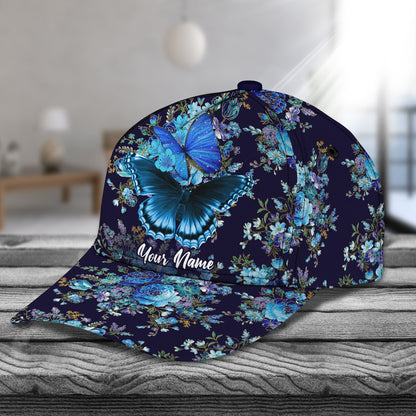 3D Classic Cap Butterfly Personalized Name Cap Namacap083 Lasfour CA2280