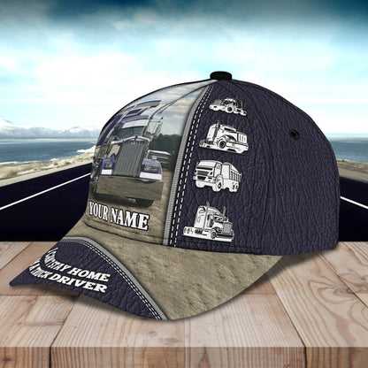 3D Classic Cap Trucker Cap103 Personalized Name Cap Lasfour CA1828
