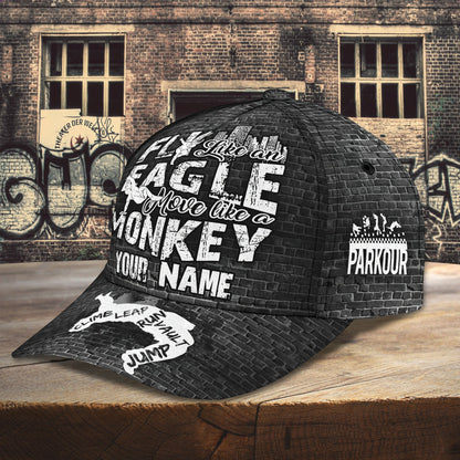 3D Classic Cap Parkour Personalized Name Cap 11 Lasfour CA1254