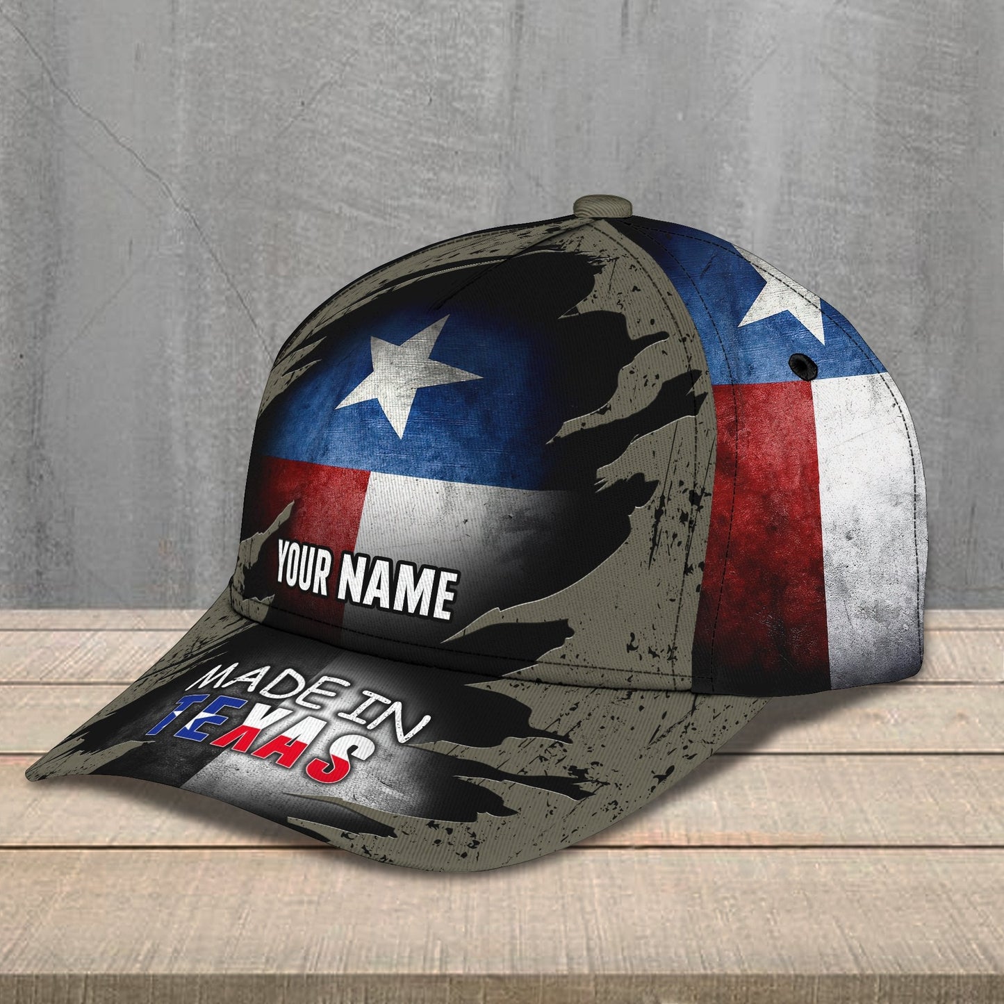 3D Classic Cap Made In Texas Personalized Name Cap 03 Lasfour CA1979