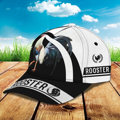 3D Classic Cap Rooster Cap01 Lasfour CA1306