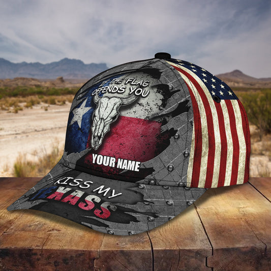 3D Classic Cap Texa2 Personalized Name Cap Lasfour CA2383