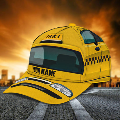 3D Classic Cap Taxi Personalized Name Cap 156 Lasfour CA0868