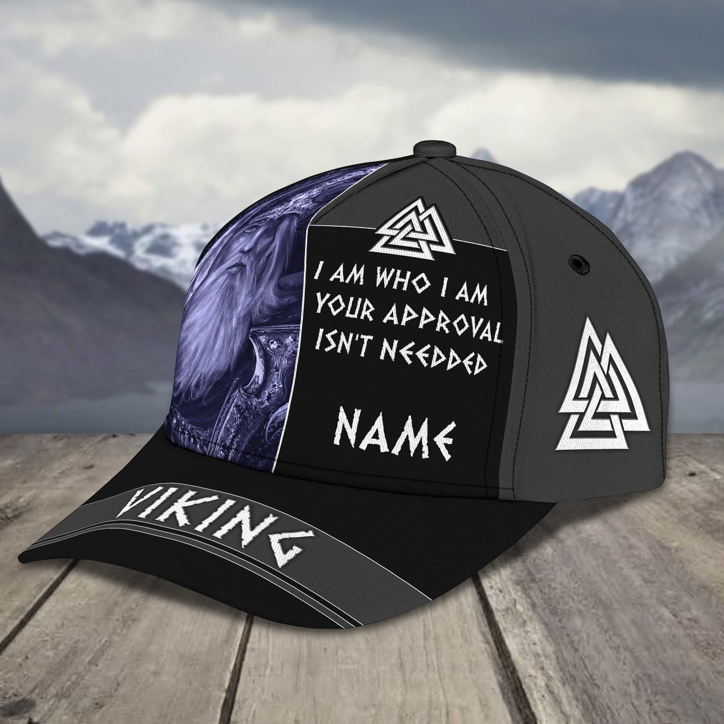 3D Classic Cap I Am Who I Am Personalized Name Cap 182 Lasfour CA1256
