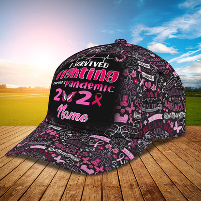 3D Classic Cap Bc Awareness Personalized Name Cap Lasfour CA1646