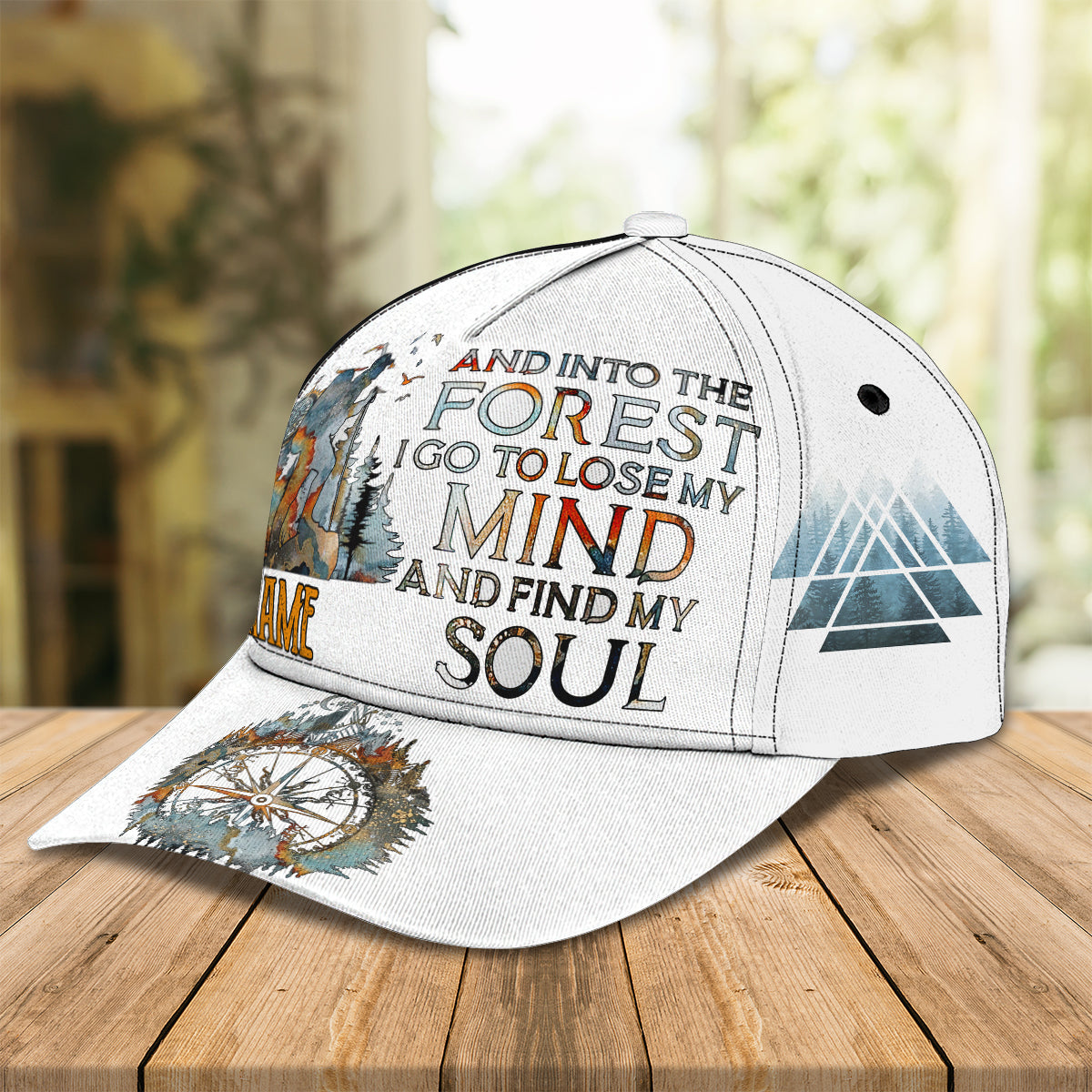 3D Classic Cap And In To The Forest I Go To Lose My Mind And Find My Soul Lasfour CA1655
