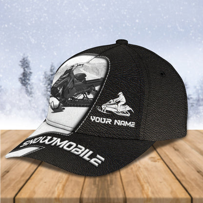 3D Classic Cap 850 Snowmobile 174 Personalized Name Cap Lasfour CA1981