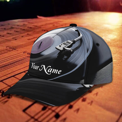 3D Classic Cap Vinyl Record Personalized Classic Cap Lasfour CA1300