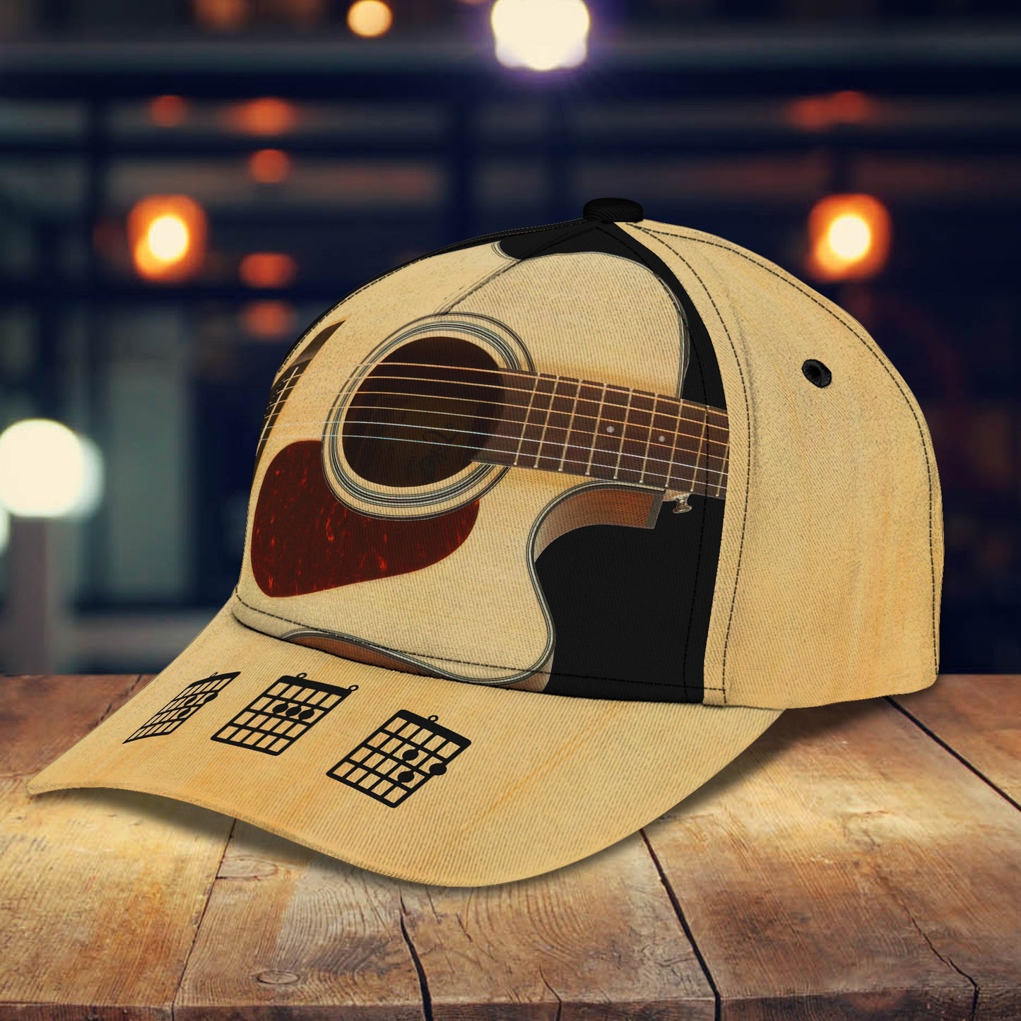 3D Classic Cap Guitar Classic Cap Nama1437 Lasfour CA2165