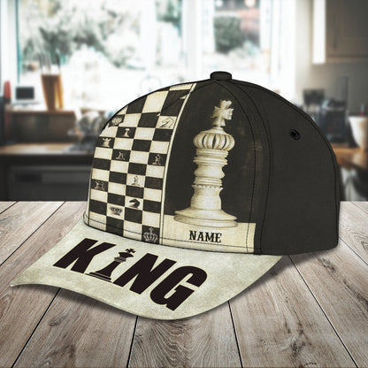 3D Classic Cap Chess Personalized Name Cap 87 Lasfour CA2265