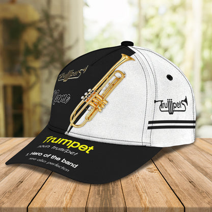 3D Classic Cap Trumpet Namapersonalized Name Cap 56 Lasfour CA1047