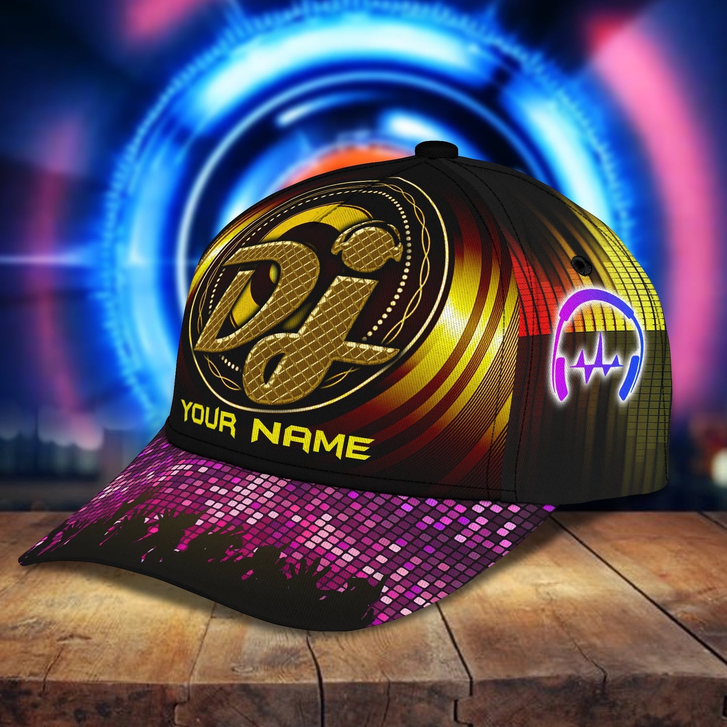 3D Classic Cap Dj Personalized Name 3D Capnama1445 Lasfour CA2339