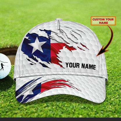 3D Classic Cap Golf 04 Personalized Name Cap Lasfour CA1275