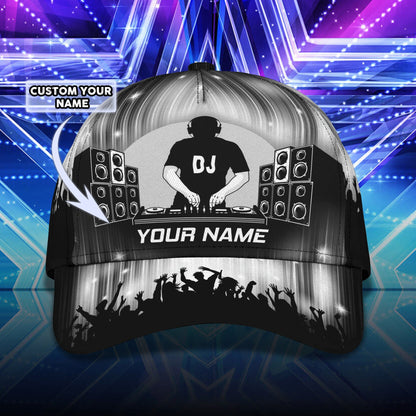 3D Classic Cap Dj Personalized Name Cap 03 Lasfour CA2466